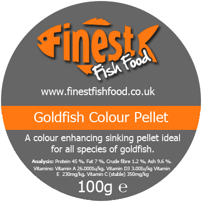 100g Goldfish Colour Pellet
