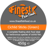 450g Green Cichlid Sticks
